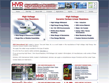 Tablet Screenshot of hvrint.com